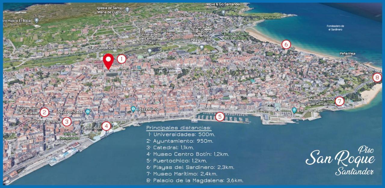 Piso San Roque 3 Hab Cerca Del Centro Y Universidad Apartman Santender Kültér fotó